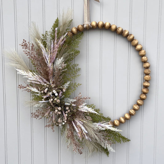 Fern & Pampas Boho Wreath